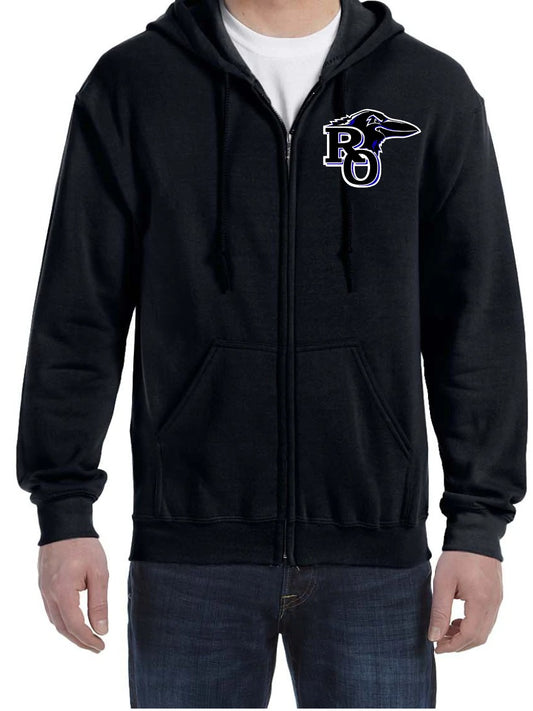 ROHS Spiritwear Full Zip Hoodie BLACK