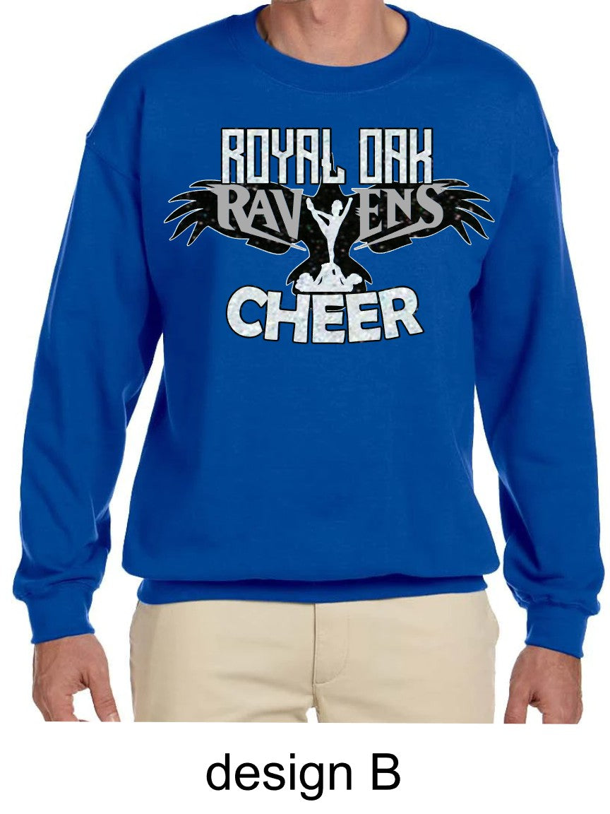 ROHS Spiritwear Crewneck Sweatshirt BLUE (glitter)