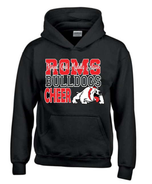 ROMS CHEER fan gear HOODIE (black)